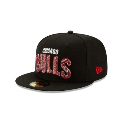 Sapca New Era Chicago Bulls NBA Raised Threads 59FIFTY Fitted - Negrii